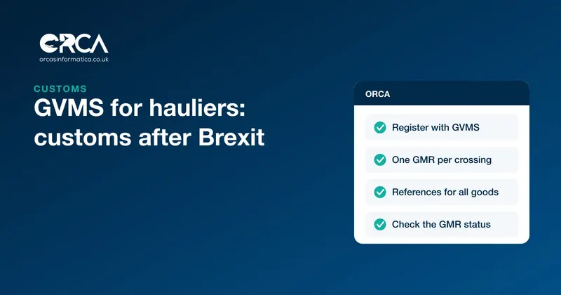 A checklist for hauliers using GVMS, register with GVMS, one goods movement reference per crossing, references for all goods, and check the reference's status